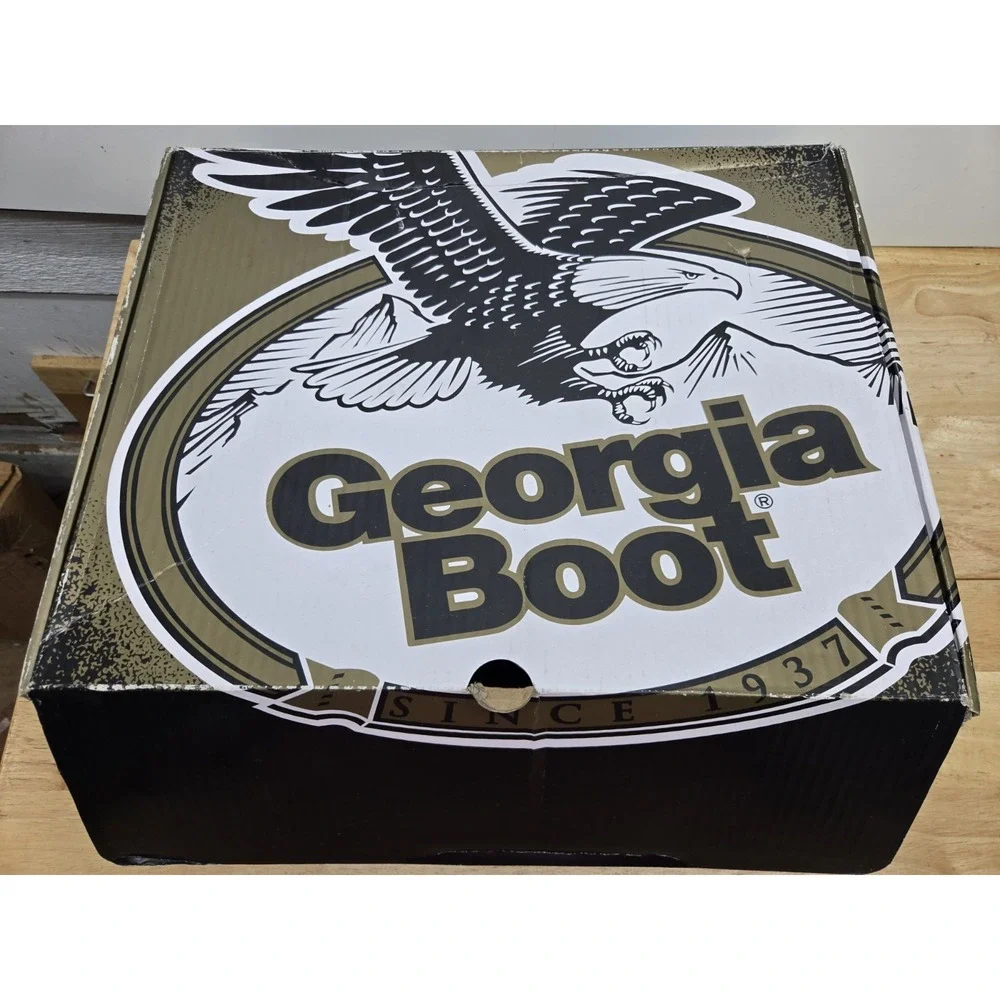 Georgia Boot Muddog 2 Boots Mens Size 10 Waterproof Stiff Toe Work Boot